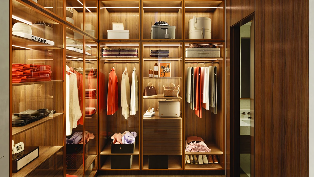 Gate Eleven — Walk-in closet