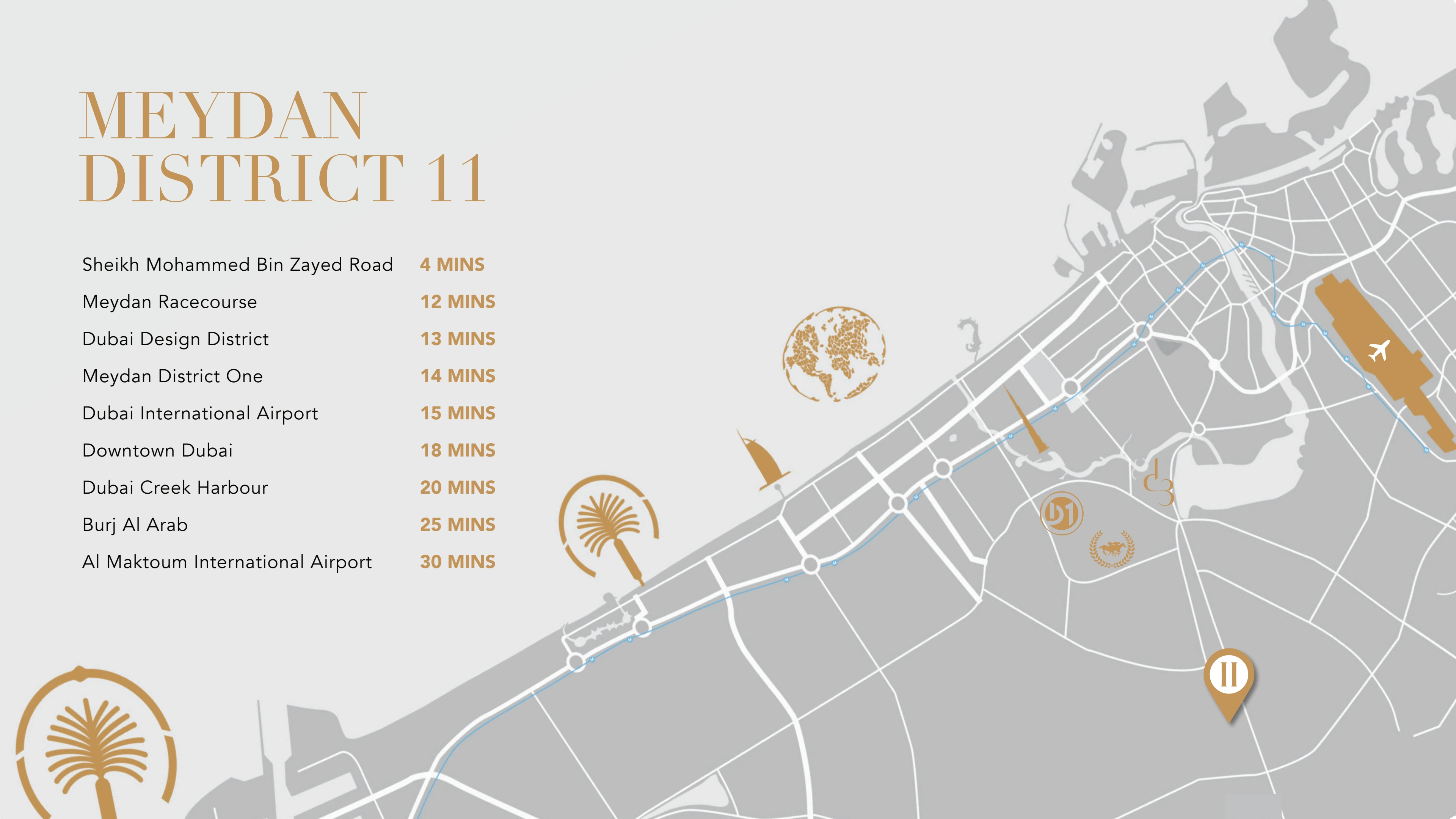 Location and connections — brochure page 13